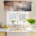 thumbnail image 4 of Valances for Windows Rod Pocket Short Curtain for Bathroom Living Room Bedroom 1 Panel 42x12in, 4 of 9