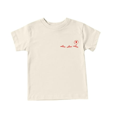 

Geire Children Unisex T-Shirt - Kids Comfy Short Sleeve Shirt - Classic Crewneck Printed Tee for Boys & Girls