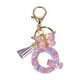 thumbnail image 3 of Llavero con alfabeto, llavero de resina, adornos para llaves Q, 3 of 9