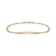thumbnail image 5 of Pulsera esclava italiana Figaro 10 quilates 2.7mm 14cm Imperial Jewelry, 5 of 20