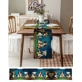 thumbnail image 6 of Table Runner 36 Inch Long - Dog Playing PokerDecorative Table Scarf,Abstract Animal in The RoomDining Table Runners for Wedding Party Kitchen Dining Tables, 6 of 7