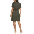 thumbnail image 2 of Matty M Ladies' Front Button Dress (Olive, Medium), 2 of 3