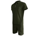 thumbnail image 6 of Men's underwear One Button Suits for Men Night for Men Tux Prom Suits Slim Light Prom Outfits 3 Piece Boys Suit Modern Fit Custom Jackets Men's Set 2 Piece Army Green 2XL, 6 of 6