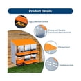 thumbnail image 4 of Chicken Nesting Boxes for Chickens,6/8/10 Hole Metal Roll Away Nest Box for Chicken Coop,Chickens Laying Egg, Lid Cover to Protect Eggs,Easy Egg Collection,Hen Roosting Boxes, 4 of 6