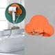 thumbnail image 3 of 1 soporte de pared para secador de pelo para baño, soporte para herramientas de cuidado del cabello. naranja, 3 of 9