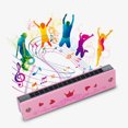 thumbnail image 1 of XWSHYW Juguetes para Niñas Armónica Instrumento Musical Impresión de Madera Filas Dobles 16 Agujeros para Niños Amantes de La Música, 1 of 3