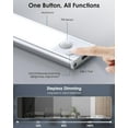 thumbnail image 4 of 5-Pack Under Cabinet Lighting, Upgraded 2200mAh Recharable Under Cabinet Lights Wireless, LED Motion Sensor Light Indoor Closet Lights Under-Counter Light Fixtures for Kitchen, Hallway, 10in, 4 of 4