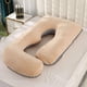 thumbnail image 1 of Almohada para el Embarazo,Almohada de Maternidad en Forma de U,Brinda Soporte para Todo el Cuerpo,Múltiples Formas de Uso,Mejor Compañero para Mujeres Embarazadas Descansen, 1 of 7