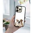 thumbnail image 5 of FINCIBO Soft Rubber Protector Cover Case for Apple iPhone 14 Pro 6.1" 2022, English Bulldog, 5 of 5