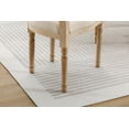 thumbnail image 4 of Solid Wood Frame Dining Armchair Linen Fabric Oval Back with Armrest,Set of 2,Beige, 4 of 8