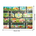 thumbnail image 3 of Kids Rug Children Toy Car Rug Town Road Map Cars City Play Mat Street Carpet Mat, 3 of 4
