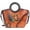 Brown-1, variant on Leather Satchel for Women Top Handle Bags Handmade Purse Vintage Embossed Leather Crossbody Handbags Hobo Bag