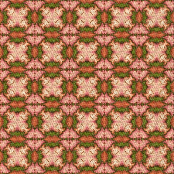 Ahgly Company Machine Washable Indoor Square Transitional Peru Brown Area Rugs, 4' Square