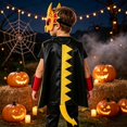 thumbnail image 2 of BOOMNY Halloween Kids Boys Girls Dinosaur Dress Up Funny Hallowmas Party Outfits Sets Playful Stage Performance Clothes Set, 2 of 4