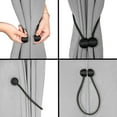 thumbnail image 2 of Stay Smart Way Vintage Black Magnetic Curtain Tiebacks (2 Count), 2 of 3
