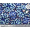 thumbnail image 3 of Soimoi Silk Fabric Mandala Ethnic Printed Craft Fabric by The Yard 42 Inch Wide, 3 of 3