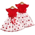 thumbnail image 4 of Ytdscs Toddler Girls Tulle Dress Fly-Sleeved Tutu Dresses for Girls 4-7 Years Kids Summer Princess Sundress, 4 of 9