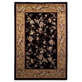 thumbnail image 1 of HomeRoots 352880 Tapis Rond en Polypropylène Noir et Beige 7 Pi. 7 Po., 1 of 1