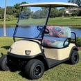 thumbnail image 2 of HUIACONG Turtle and Butterfly Pattern Universal Fit Golf Cart Seat Covers, Cute Soft Heavy Duty 2 Piece for Club Car EZGO TXT, 2 of 7