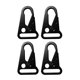 thumbnail image 1 of Hebilla de llave multifuncional para equipo táctico para exteriores, herramienta de aleación de Zinc, color negro, 4 Uds., 1 of 3