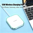 thumbnail image 3 of Wireless Charging Pad,15W Fast Charging Magnetic Wireless Charger Compatible with iPhone 17,iPhone 16,iPhone 15,iPhone 14,iPhone 13,iPhone 12,iPhone 11 and All Android Phones Wireless Charger, 3 of 10