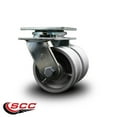 thumbnail image 2 of 4 Inch Dual V Groove Semi Steel Wheels Swivel Caster with Roller Bearing SCC, 2 of 2
