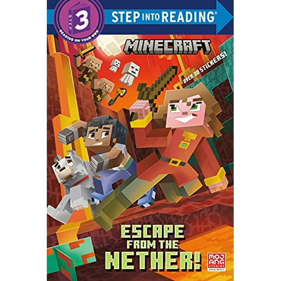 Pre-Owned Escape from the Nether! (Minecraft) (Step Into Reading) Paperback