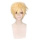 thumbnail image 1 of Peluca corta de cosplay rubia con capas de 30 cm para disfraz de anime, 1 of 3