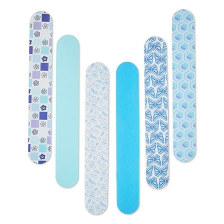 Equate Mini Nail Files, 6 Count