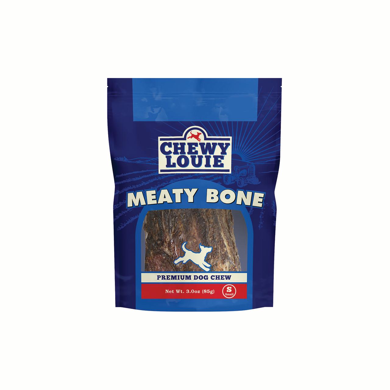 CHEWY LOUIE Small Meaty Bone One Ingredient, Flavor Packed for Picky