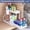 White-R-2 Teir-A, variant on 2-Tier Under Sink Storage Organizer, Pull Out Sliding Cabinet Basket with Detachable Hooks, Anti-Slip Metal Multi-Purpose Storage Shelf, Space Saver Rack for Kitchen Spices, Utensils & Bathr