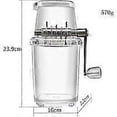 thumbnail image 3 of Manual Ice Crusher Shaver Shaved Ice Machine Stainless Steel Ice Breaker Ice Crusher for Quick Crushing - Gray, 3 of 5