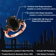 thumbnail image 2 of Gem Stone King 5.76 Ct Oval Black Onyx 18K Rose Gold Plated Silver Ring, 2 of 6