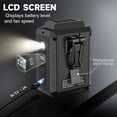 thumbnail image 3 of Ventilador portátil CAZOKASI con clip de cintura portátil con iluminación de 5000 mAh, 3 of 6