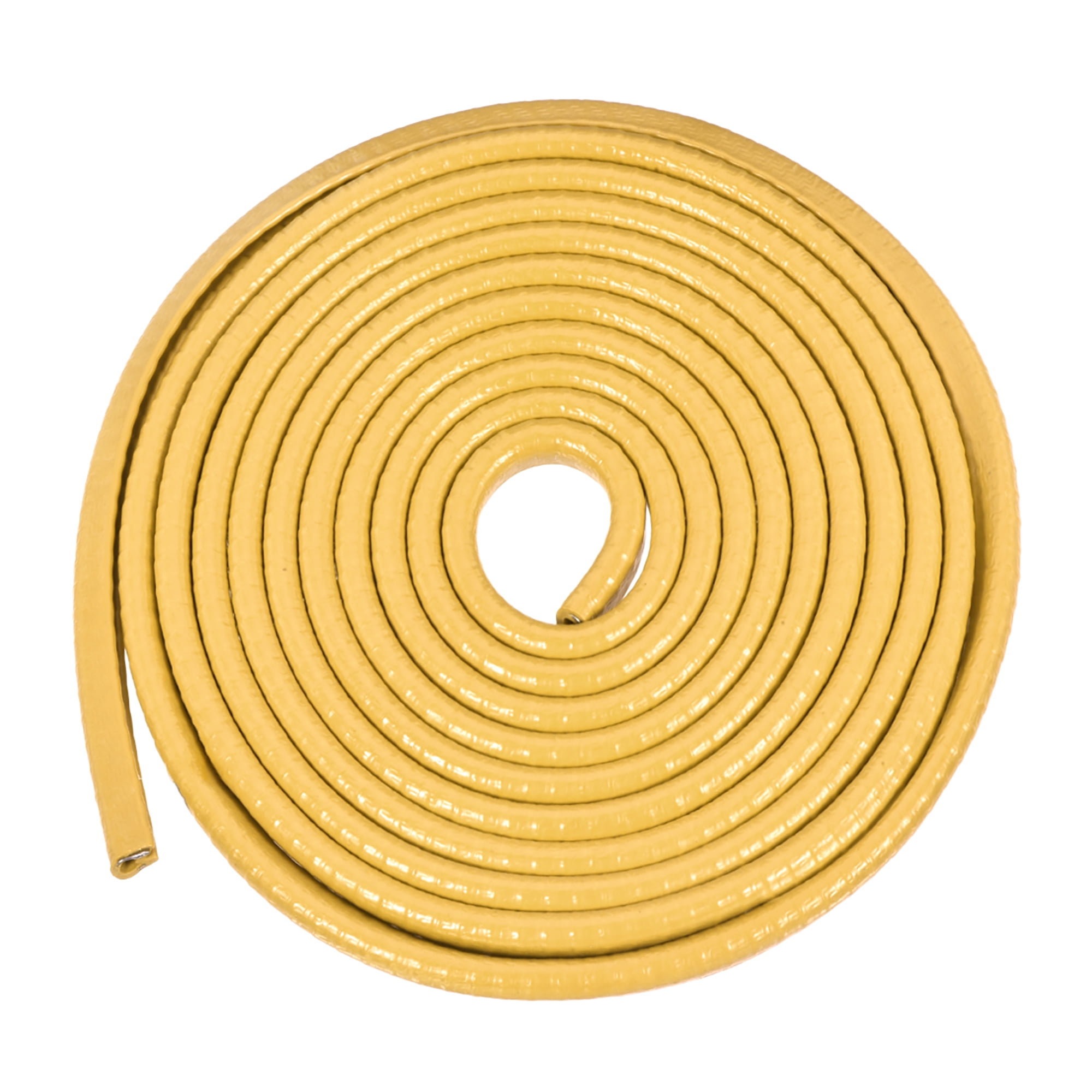 Edge Trim U Seal Extrusion Yellow U Channel Edge Protector PVC Plastic w Iron Sheet Fits 1/64