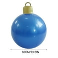 thumbnail image 3 of karymi Christmas Decoration Ball 60cm Outdoor Christmas Inflatable Decorated Ball Pvc Inflatable Christmas Ball Christmas Tree Decorations Christmas Party Favors Summer Clearance Summer Clearance, 3 of 5
