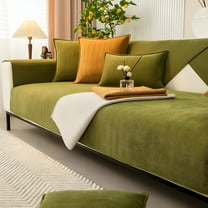 LAMIRO Sofa Slipcover,Waterproof Couch Cover,Non-Slip Sofa Cover for 3 Cushion Couch Seamless Whole Piece Fabric Furniture Protector for Pets Kids Children Dog Cat