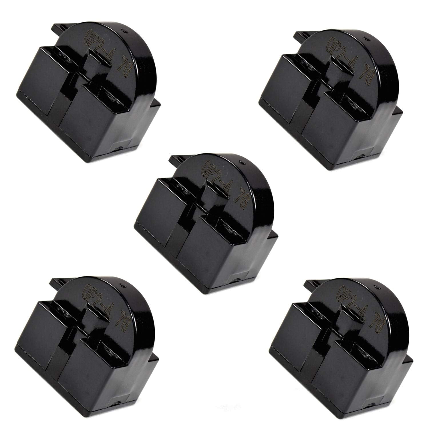 Hqrp 5 Pack Qp2 4 7 4 7 Ohm 1 Pin Ptc Starter Start Relay Replacement For Danby Beverage Centers Keg Coolers Wine Coolers Compact Refrigerators Plus Hqrp Coaster Walmart Com Walmart Com