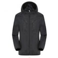 thumbnail image 1 of WEIYLL Womens Fleece Jacket Windproof Ultra-Light Rainproof Windbreaker Black Ladies Fall Tops And Blouses Size M, 1 of 3