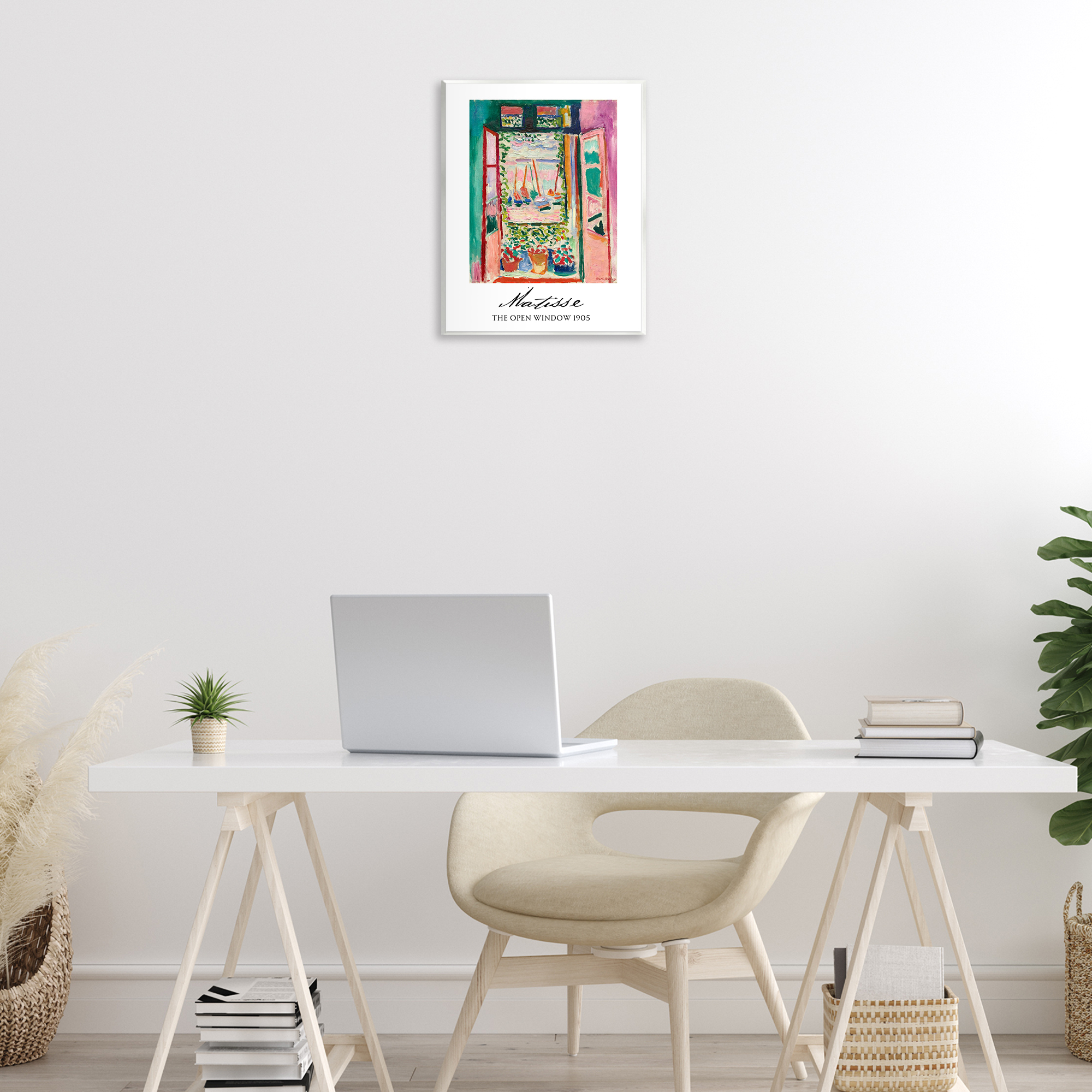 The Open Window Matisse Wall Plaque Art, design by Vintage Hustle