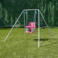 Sportspower Indoor/Outdoor My First Toddler Metal Swing with Safety