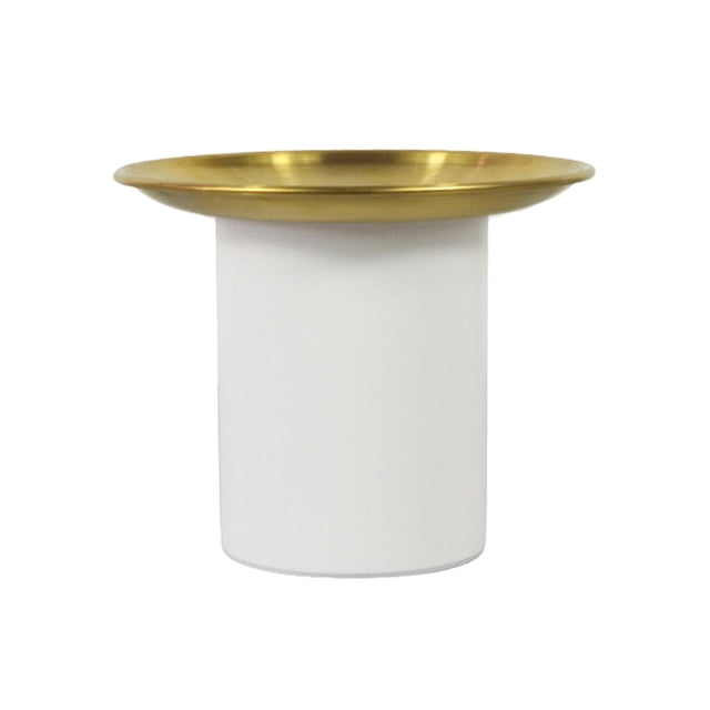 almacenamiento con tapa de aleación de aluminio, de perfume Blanco Gloria Estuche de almacenamiento