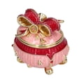 thumbnail image 3 of Tbest Mini Jewelry Storage Box,Jewelry Storage Box Beautiful Appearance Brighter Color Mini Jewelry Storage Box for Decor Gifts Dressing Table Bookcase,Jewelry Box, 3 of 8