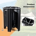 thumbnail image 3 of Costway 4.4 Gal Insulated Beverage Dispenser with Ergonomic Handles & Drip-Proof Faucet, 3 of 10