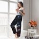 thumbnail image 5 of Balery American Flag Waving Print Pantalones de pijama para mujer, pijamas ultraligeros, pantalones de estar por casa-X-Large, 5 of 6