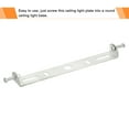 thumbnail image 4 of Uxcell 120x18x17mm 140x20x15mm Lighting Fixture Mounting Bracket Ceiling Light Plate 4 Pack, 4 of 6