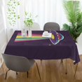 thumbnail image 3 of Yayeee Tablecloths 60" x 120" Rectangle Wrinkle Resistant Party Table Cover, Colorful UFO, 3 of 8