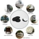thumbnail image 3 of Almohadillas de fieltro para muebles redondas de 3/4" antideslizantes que reducen el ruido, almohadilla para patas de silla negras, 40 piezas, 3 of 7