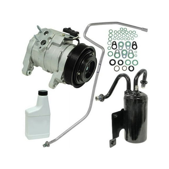 A/C Compressor Kit with Hose Assembly - Compatible with 2003 - 2008 Dodge Ram 1500 2004 2005 2006 2007