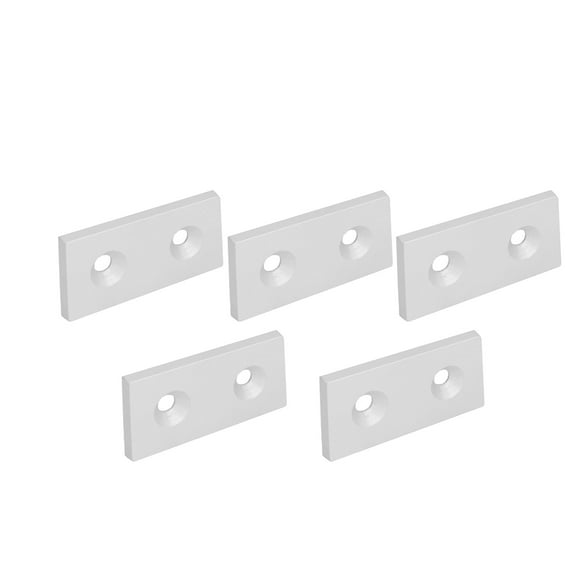 Aluminum Profile End Cap, Industrial 5Pcs 4080 Aluminum Alloy End Cover Non Fading for Robot Projects for 3D Engraving Machines Silver,Black